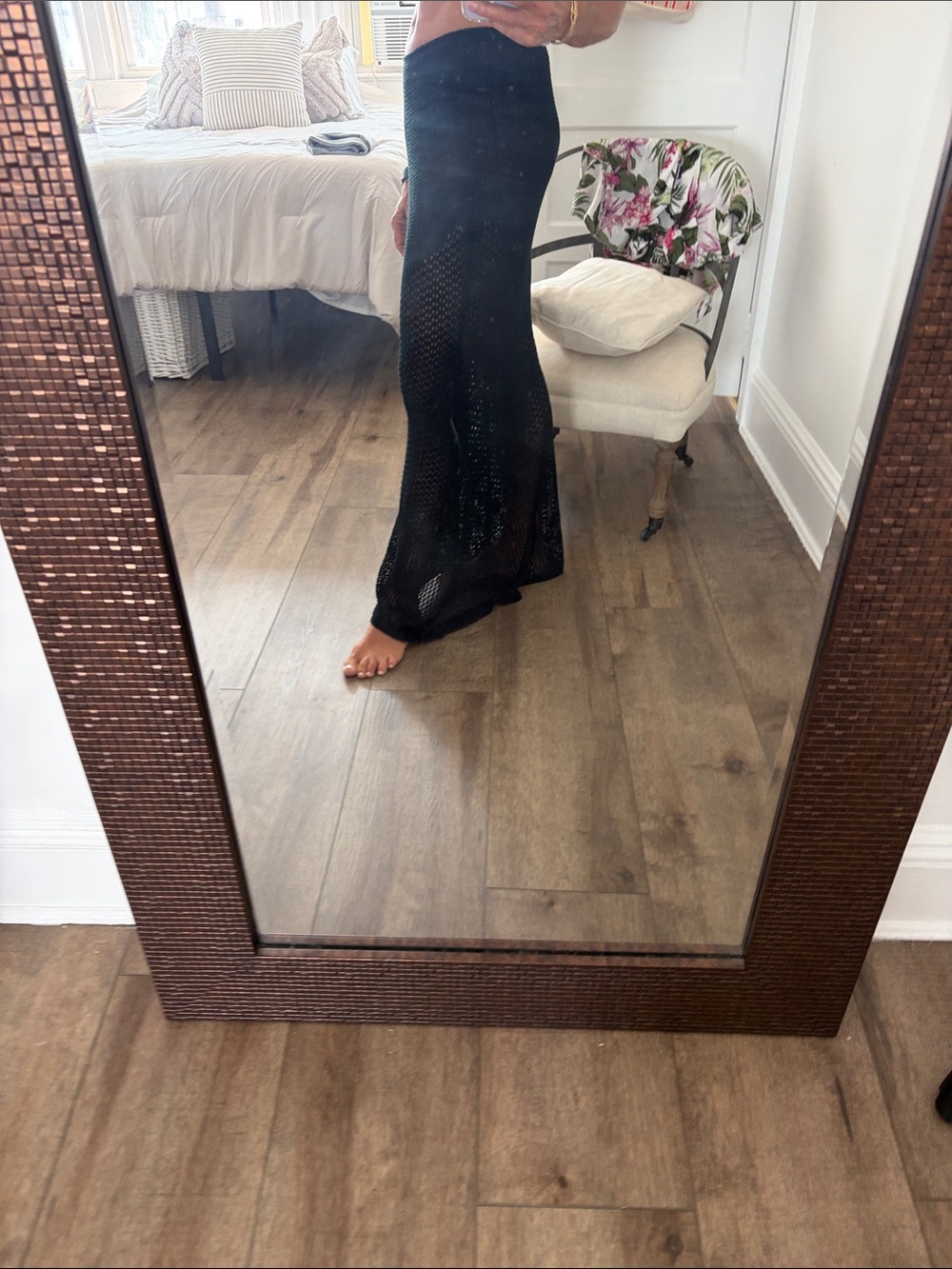 Tiger Mist Black Knit Maxi Skirt